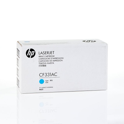 CF331AC №654A (С) Картридж HP оригинальный